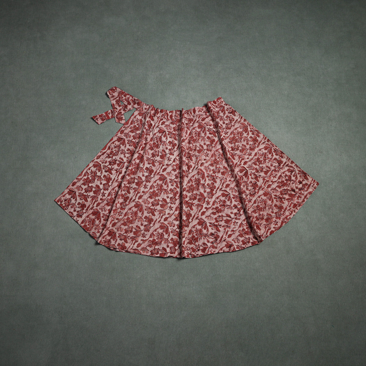 Bagru Hand Block Print Cotton Wrap Around Skirt 79