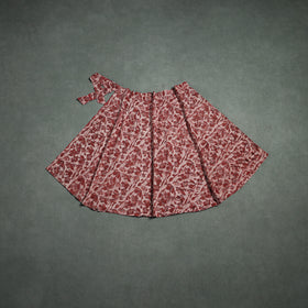 Bagru Hand Block Print Cotton Wrap Around Skirt 79