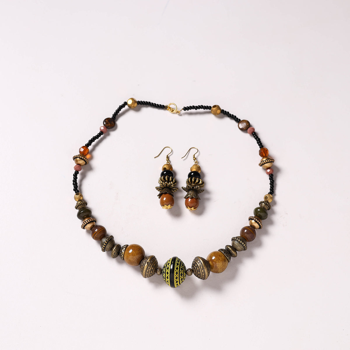 Handmade Beaded Necklace Set 236