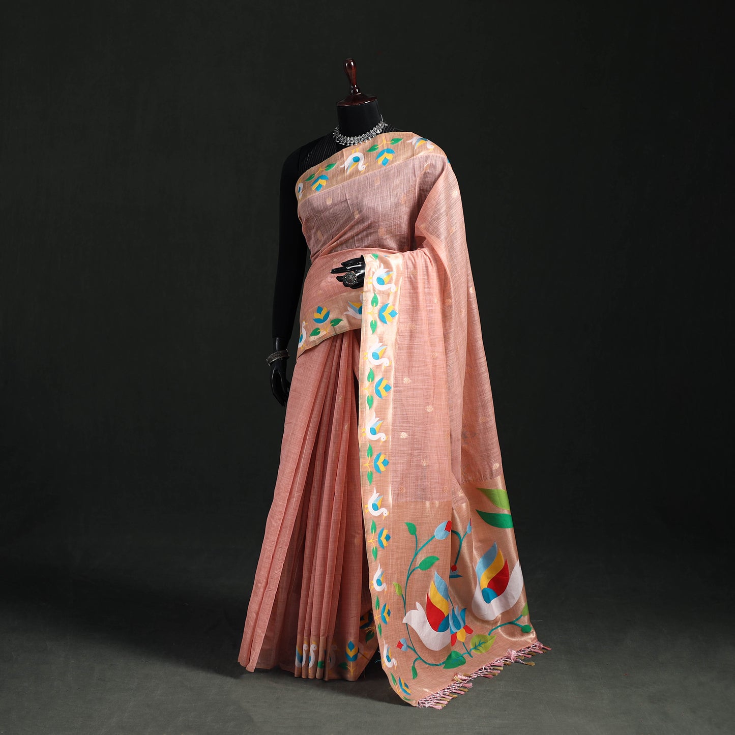Bangalore Silk Zari Border Saree 19