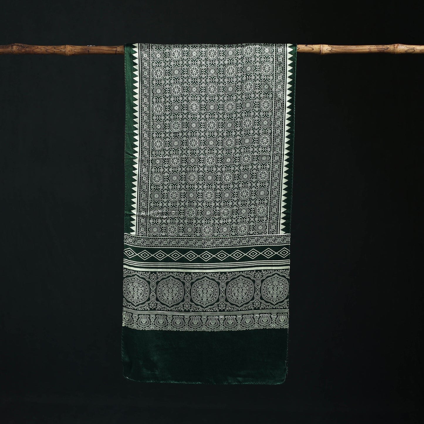 Kutch Printed Mashru Silk Stole 28