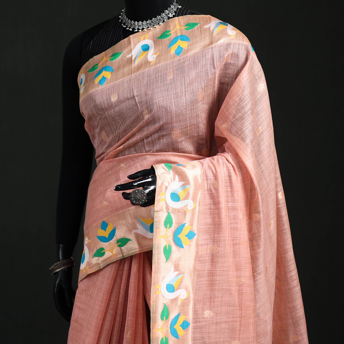 Bangalore Silk Zari Border Saree 19