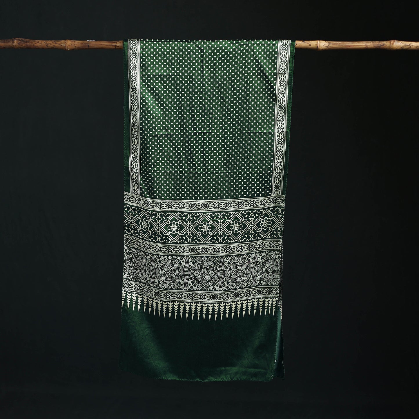 Kutch Printed Mashru Silk Stole 27