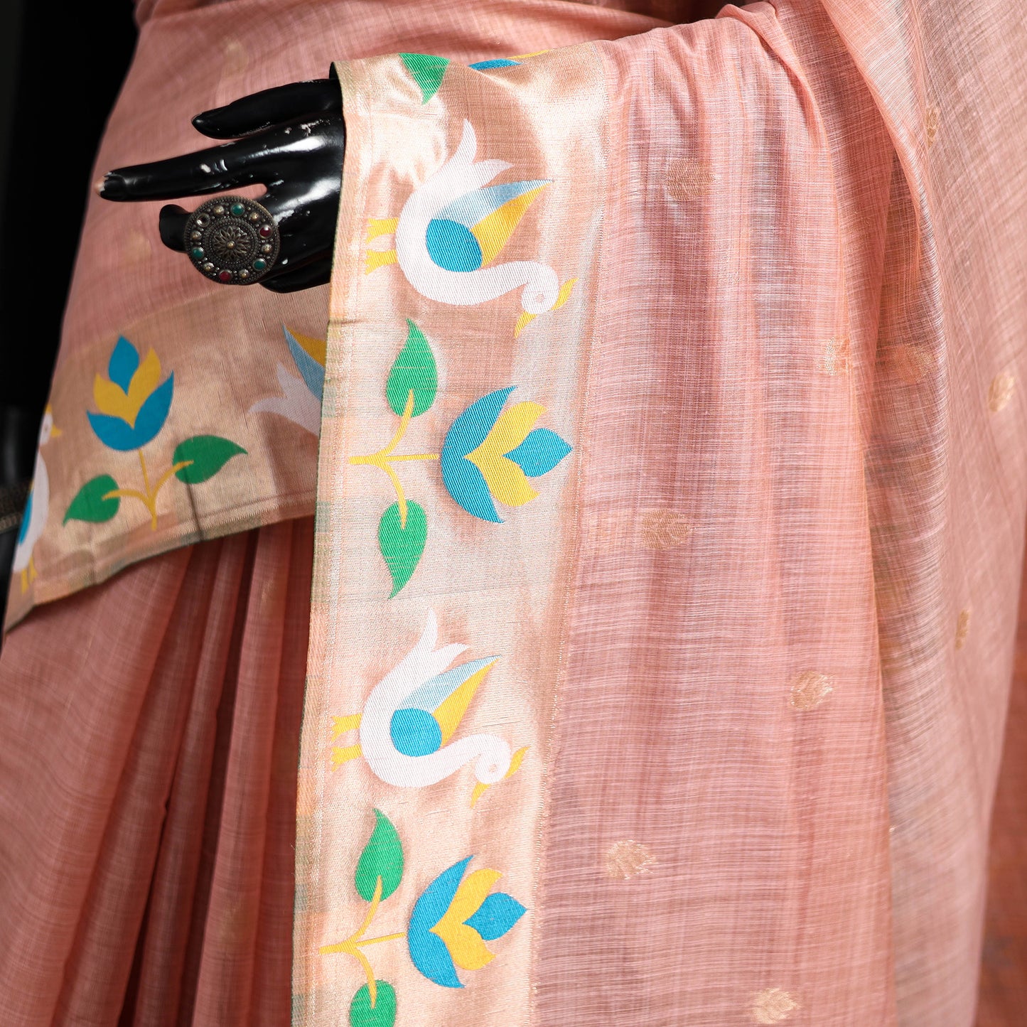 Bangalore Silk Zari Border Saree 19