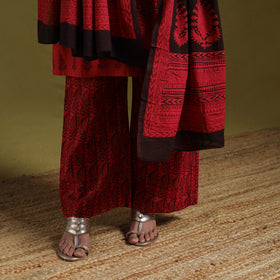 Natural Dyed Hand Block Bagh Print Cotton Suit Set with Dupatta for Women 21