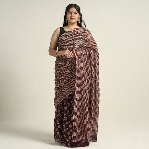 Batik Print Saree