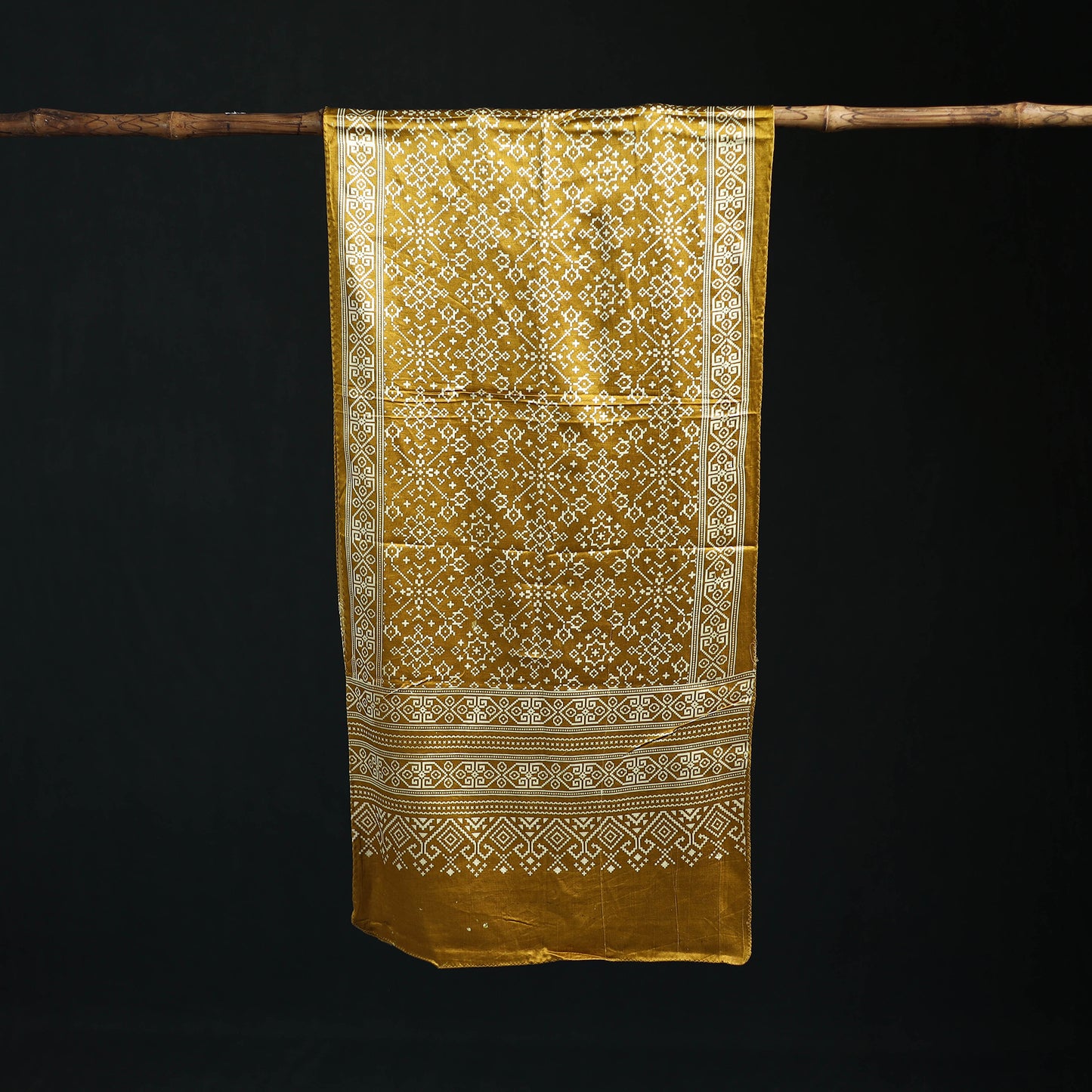 Kutch Printed Mashru Silk Stole 22