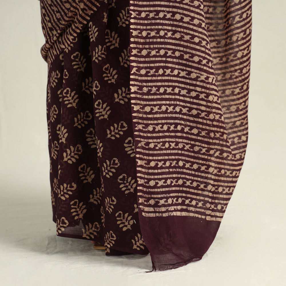 Batik Print Saree