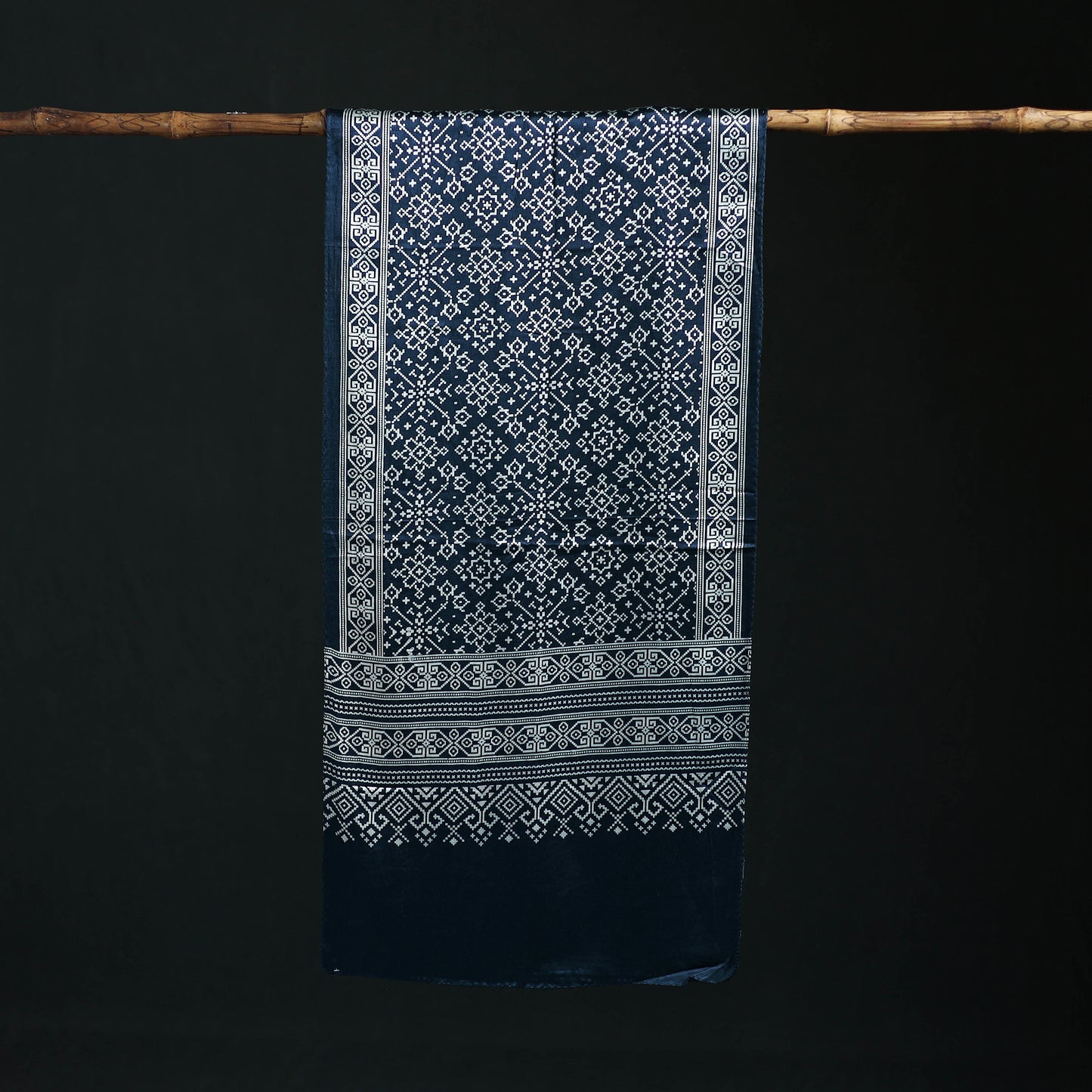 Kutch Printed Mashru Silk Stole 17