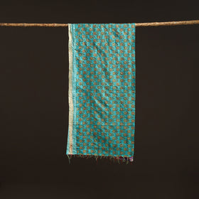 Patchwork Reversible Silk Bengal Hand Kantha Stitch Stole 75