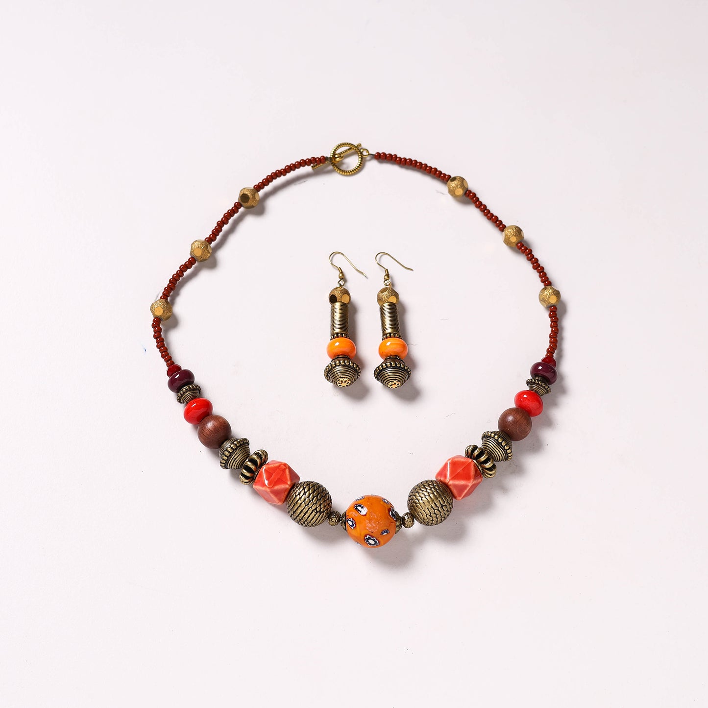 Handmade Beaded Necklace Set 251