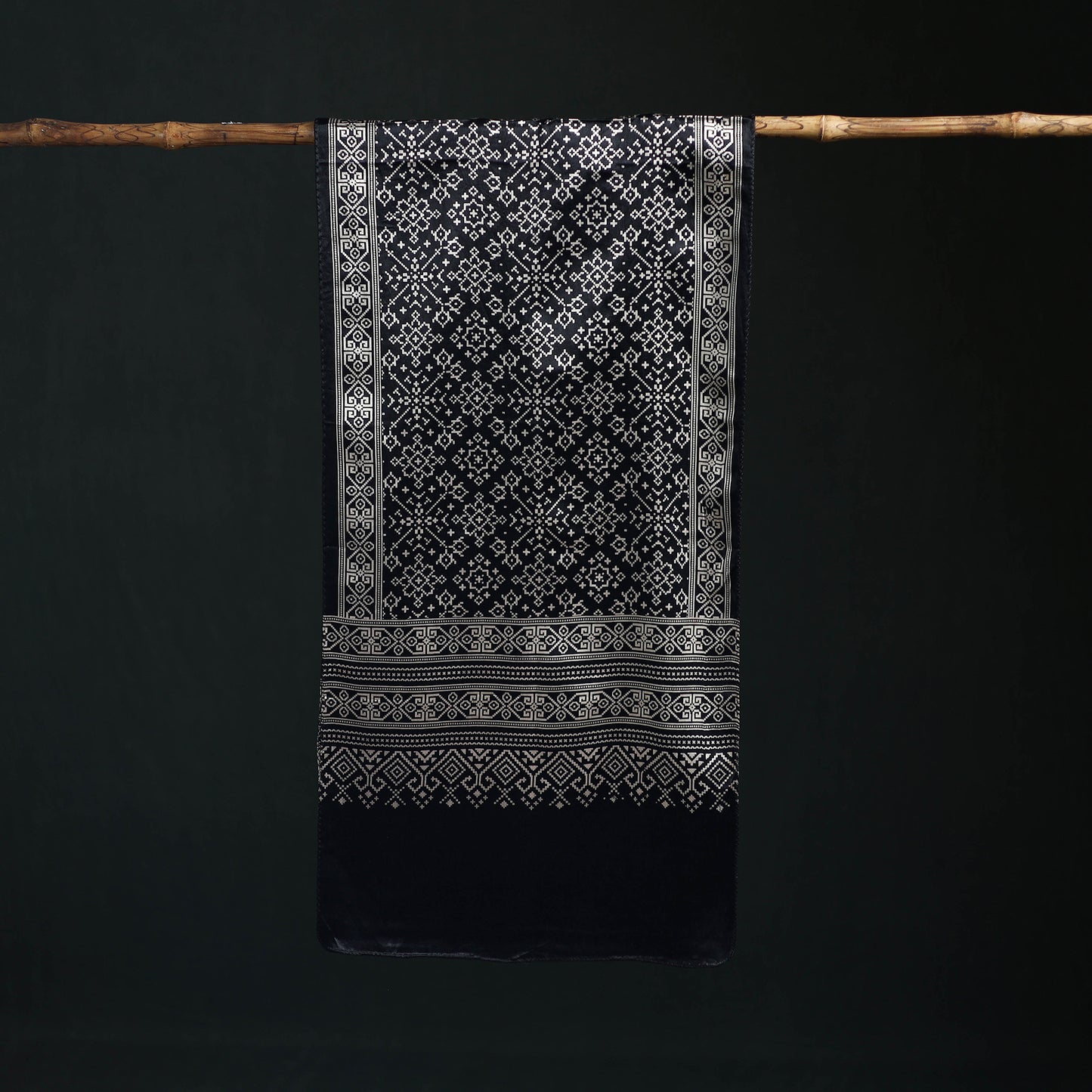 Kutch Printed Mashru Silk Stole 13