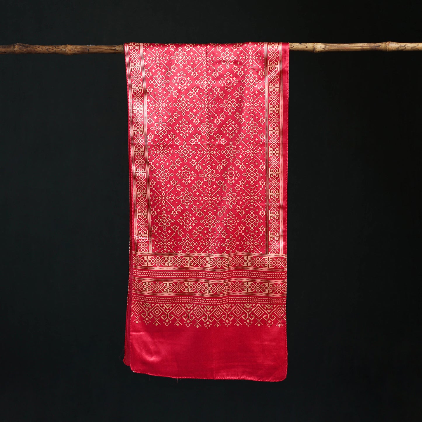 Kutch Printed Mashru Silk Stole 12