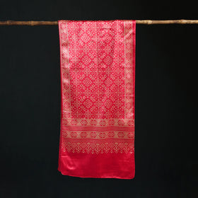 Kutch Printed Mashru Silk Stole 12
