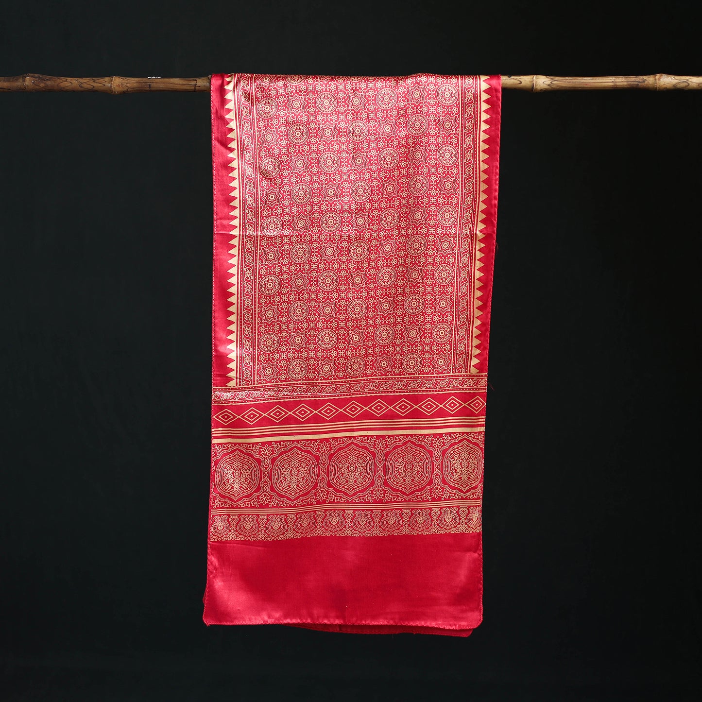 Kutch Printed Mashru Silk Stole 10