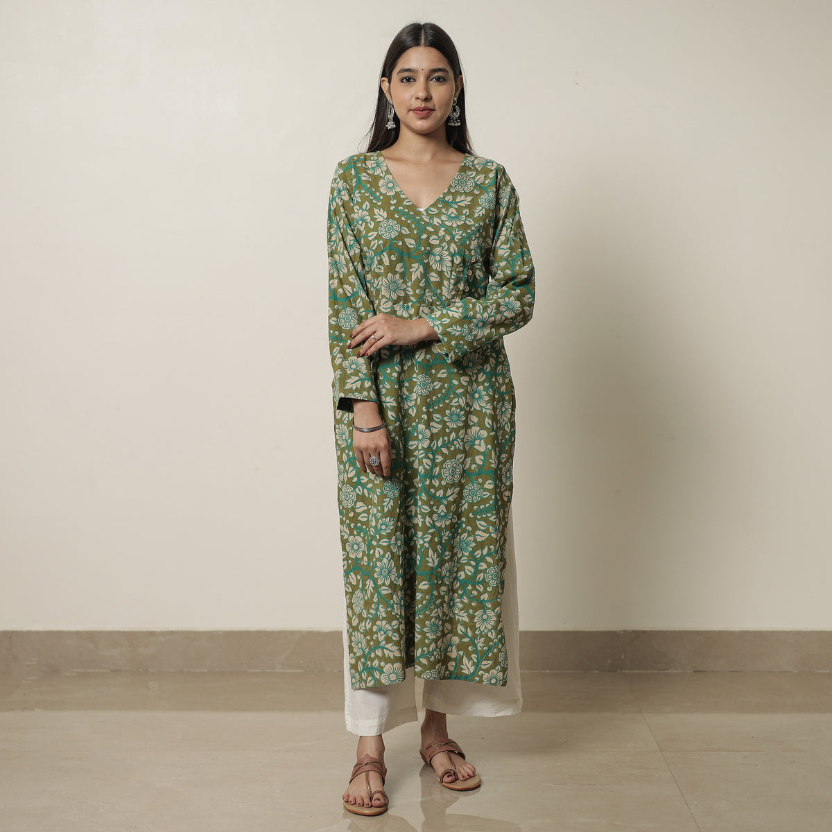 kalamkari printed kurta