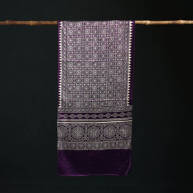 Kutch Printed Mashru Silk Stole 05