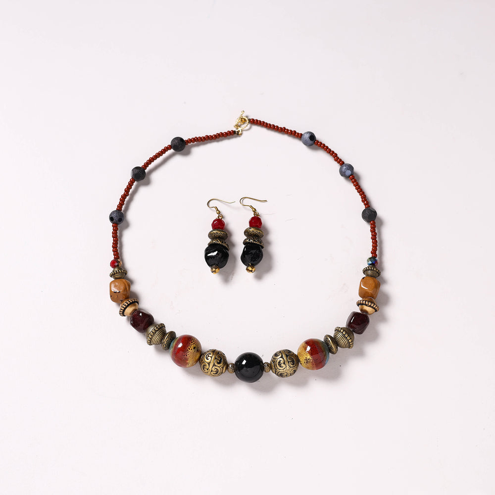 Handmade Beaded Necklace Set 262