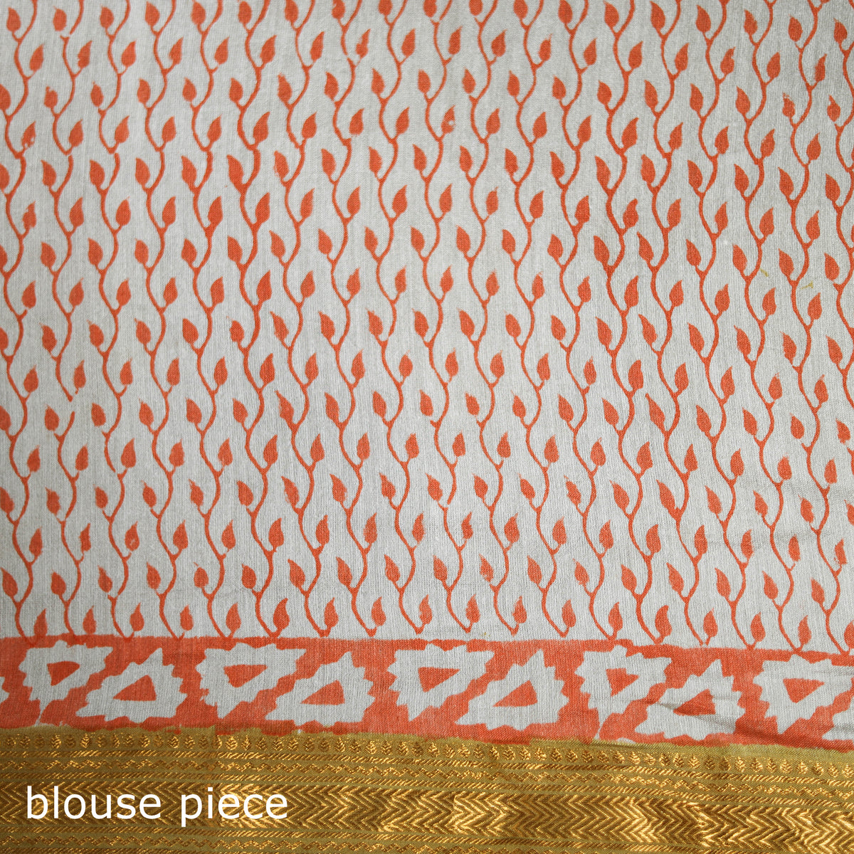 Bagh Hand Block Print Natural Dyed Maheshwari Silk Zari Border Saree 08