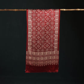 Kutch Printed Mashru Silk Stole 03