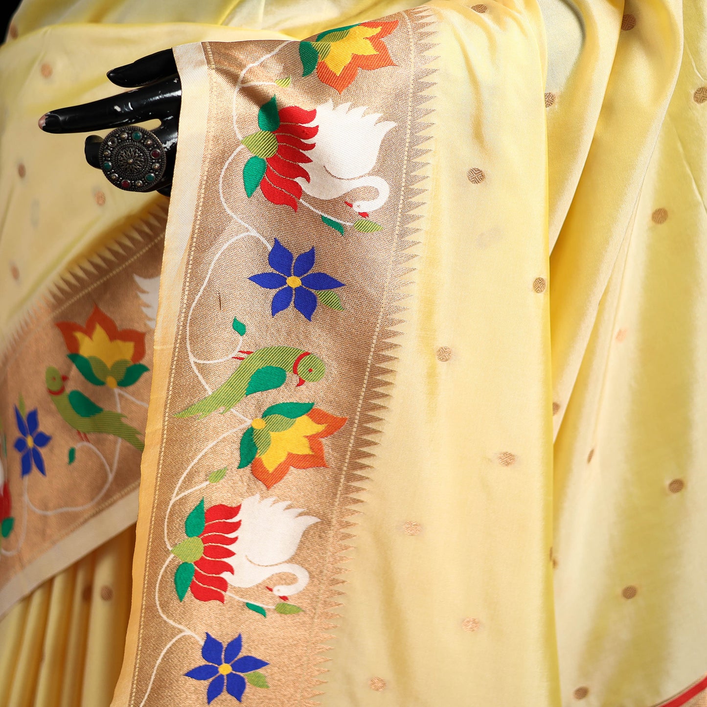 Bangalore Silk Zari Border Saree 04