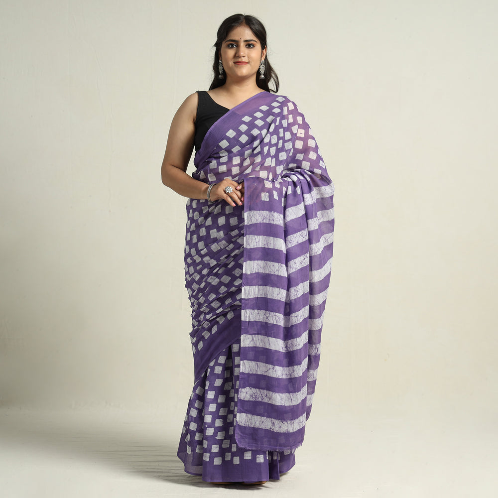 Batik Print Saree