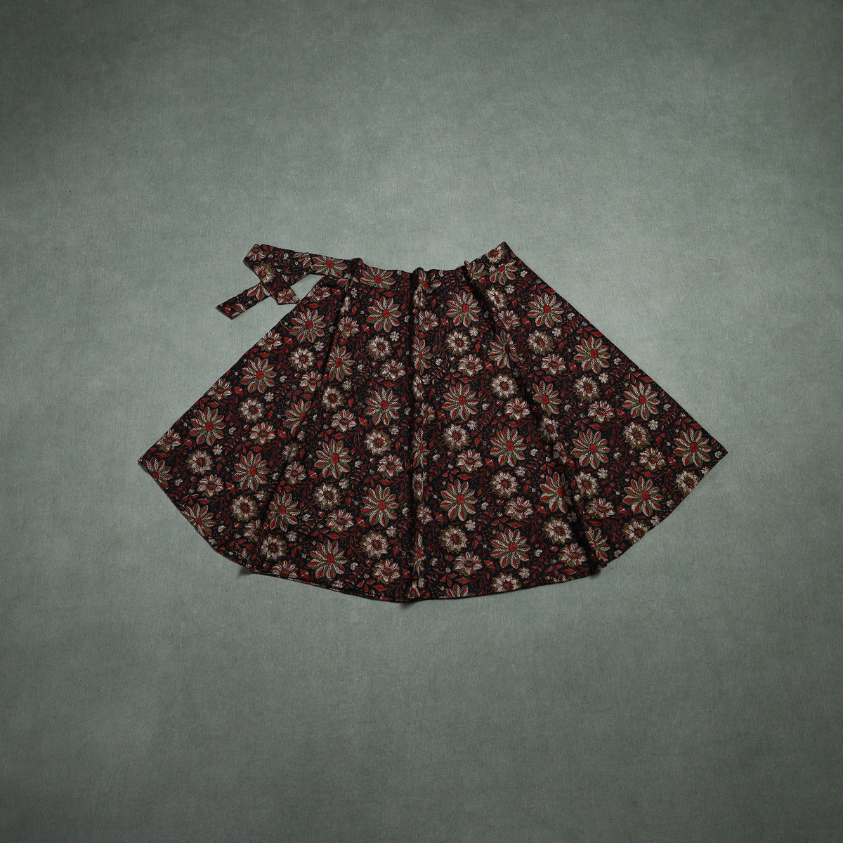 Bagru Hand Block Print Cotton Wrap Around Skirt 78