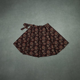 Bagru Hand Block Print Cotton Wrap Around Skirt 78