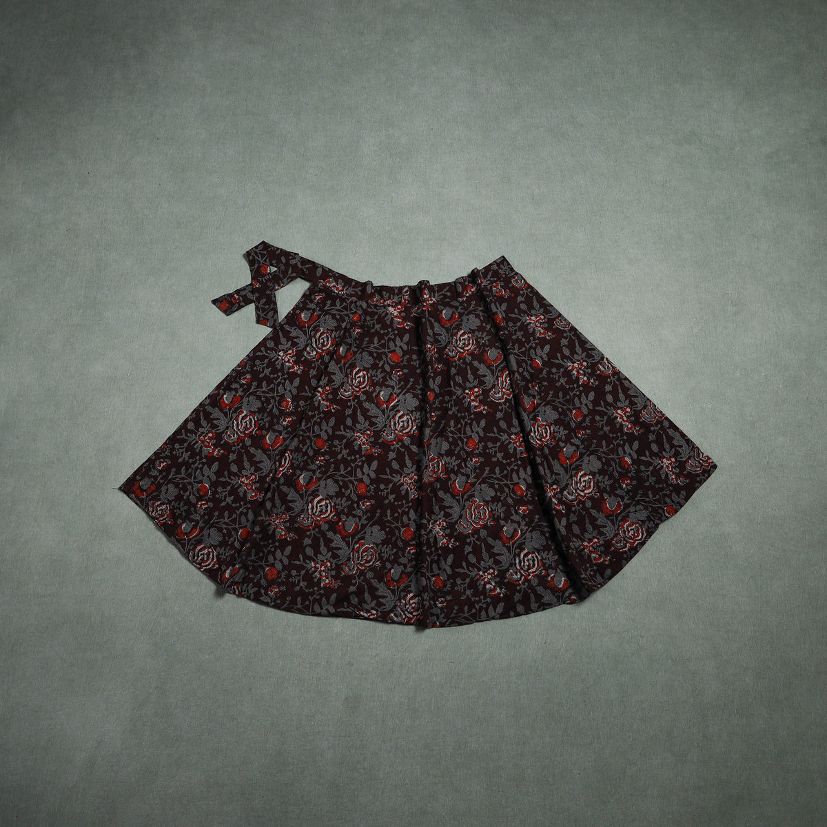 Bagru Hand Block Print Cotton Wrap Around Skirt 77