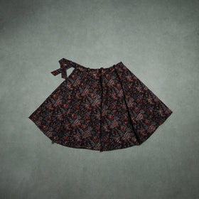 Bagru Hand Block Print Cotton Wrap Around Skirt 77