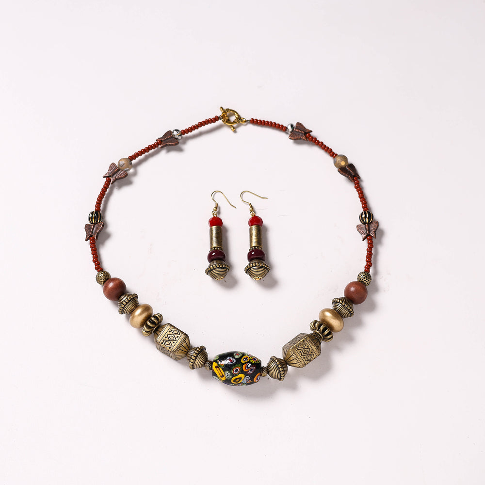 Handmade Beaded Necklace Set 268