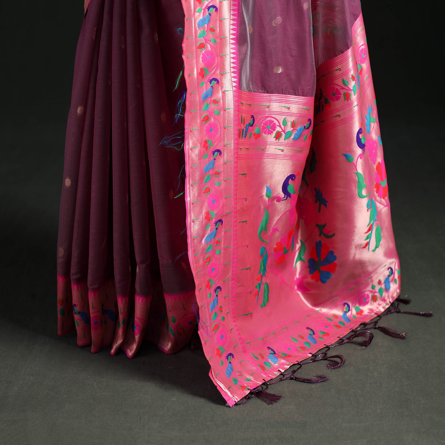 Bangalore Silk Zari Border Saree 05