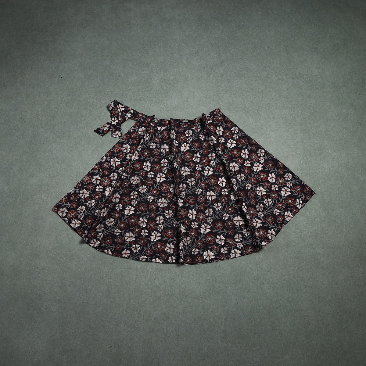 Bagru Hand Block Print Cotton Wrap Around Skirt 76