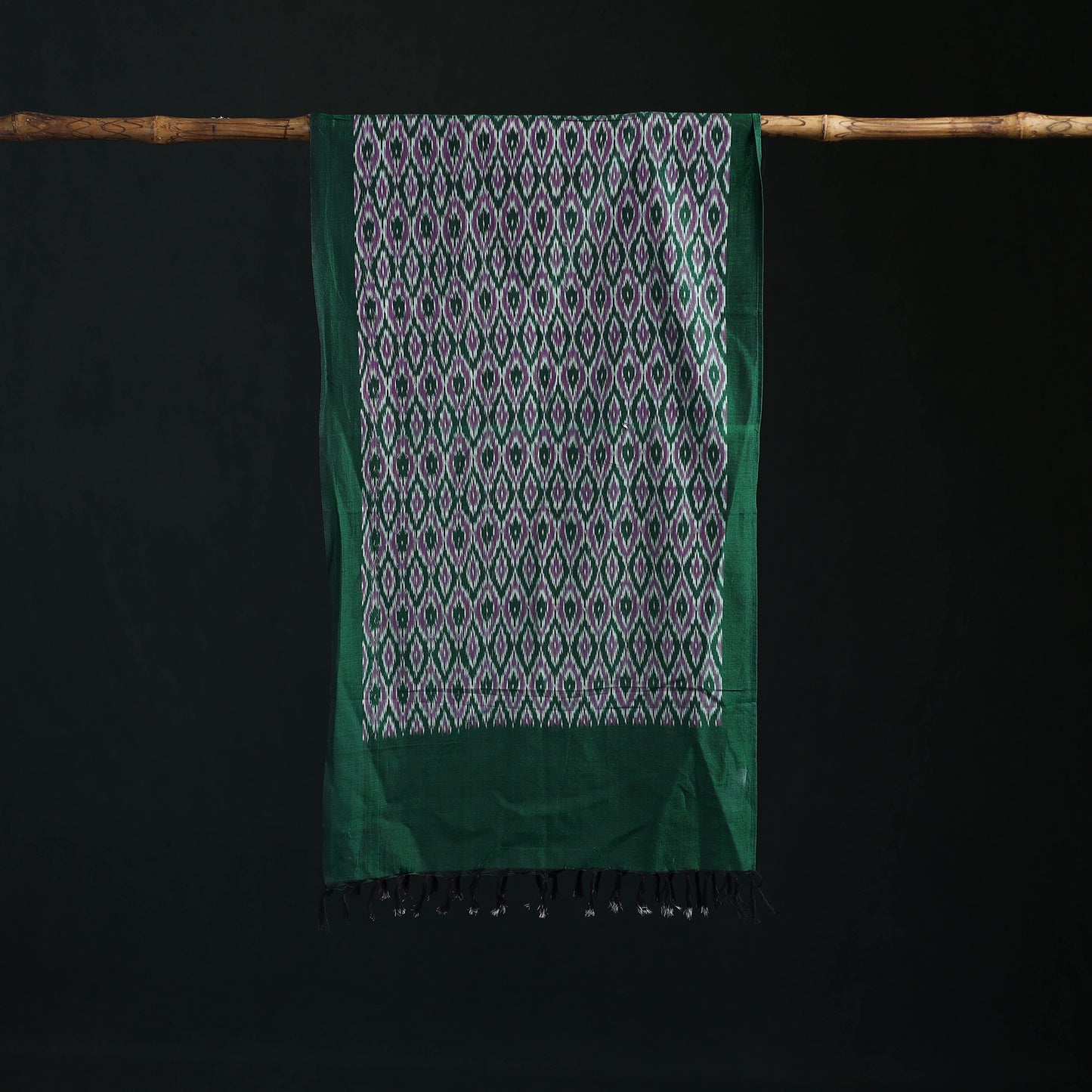 Pochampally Ikat Weave Cotton Stole 32