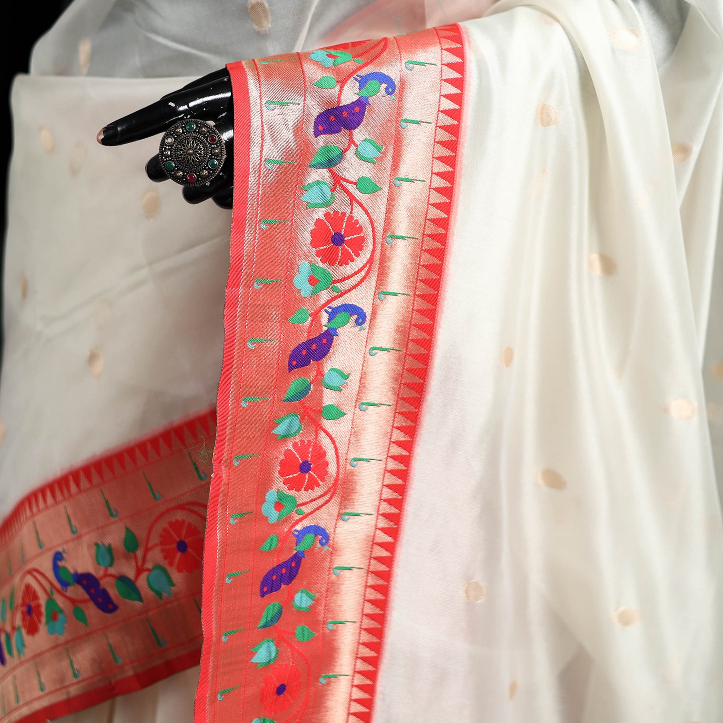 Bangalore Silk Zari Border Saree 06