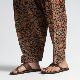 Multicolor - Kalamkari Block Printed Cotton Elasticated Salwar 15