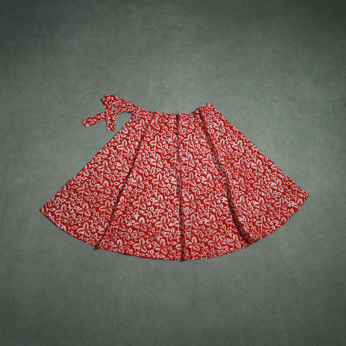 Batik Print Cotton Wrap Around Skirt 94