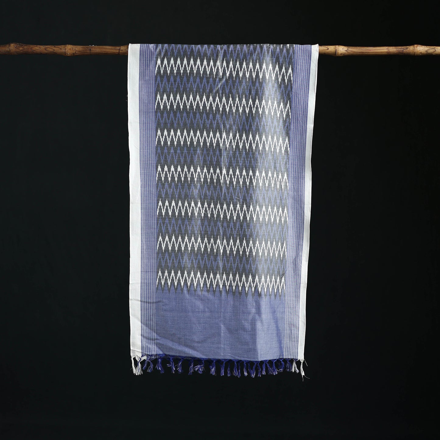 Pochampally Ikat Weave Cotton Stole 29