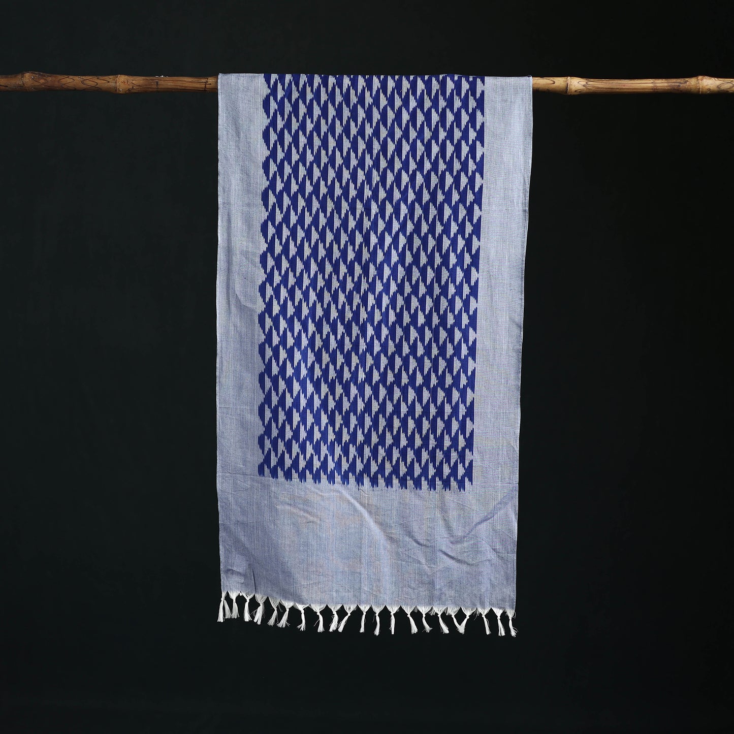 Pochampally Ikat Weave Cotton Stole 28