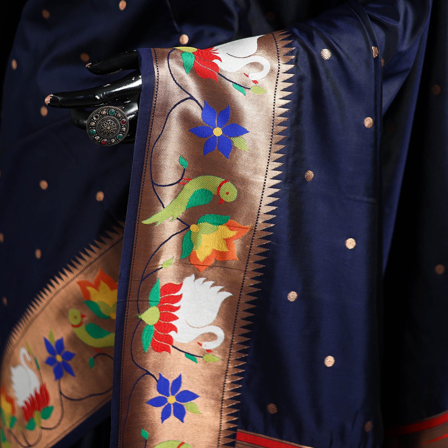 Bangalore Silk Zari Border Saree 07