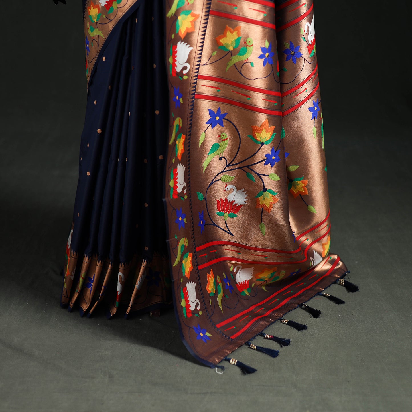Bangalore Silk Zari Border Saree 07