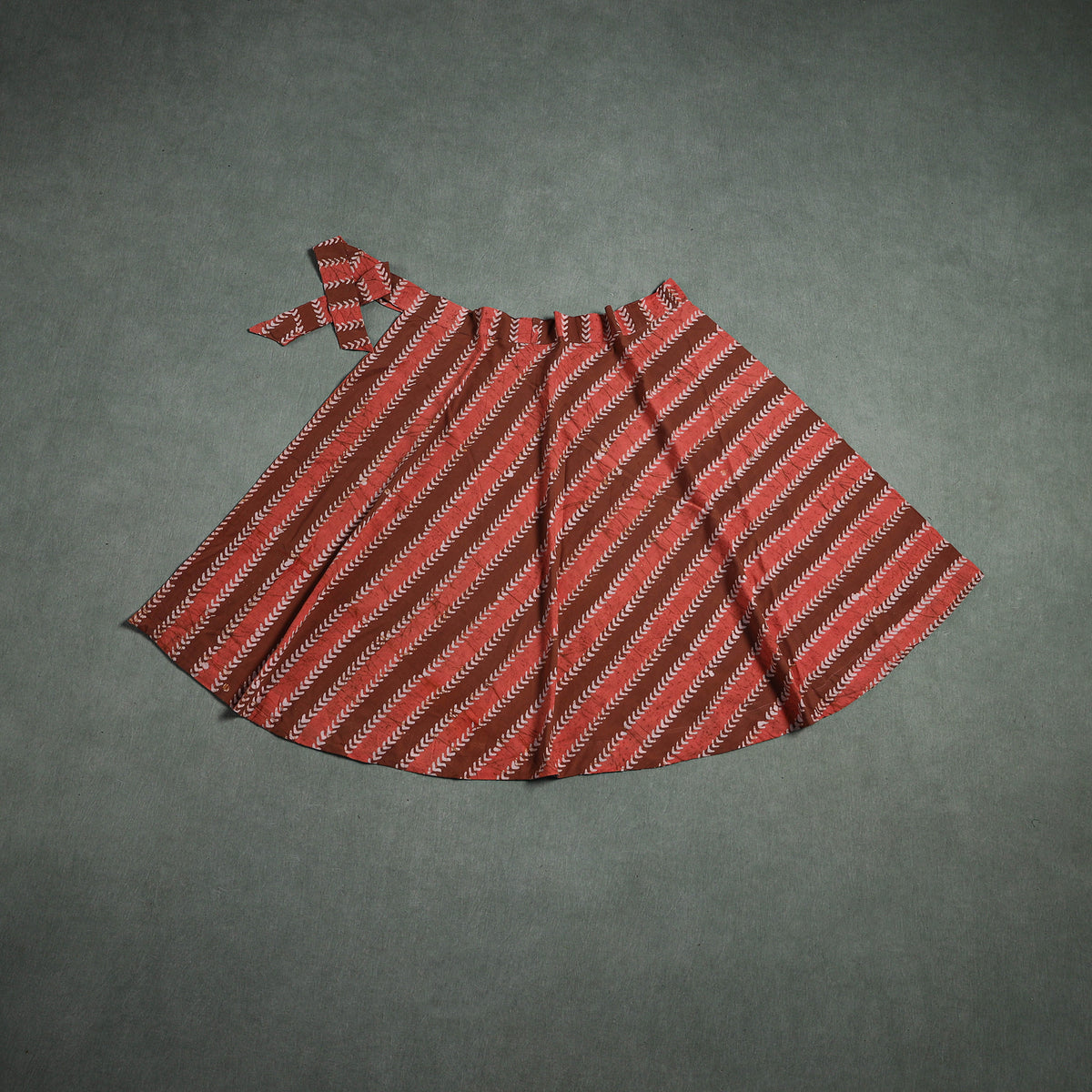 Batik Print Cotton Wrap Around Skirt 98