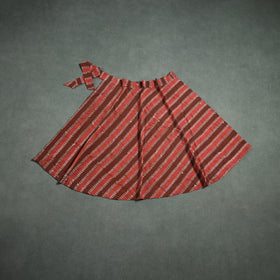 Batik Print Cotton Wrap Around Skirt 98