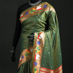 Bangalore Silk Zari Border Saree 08
