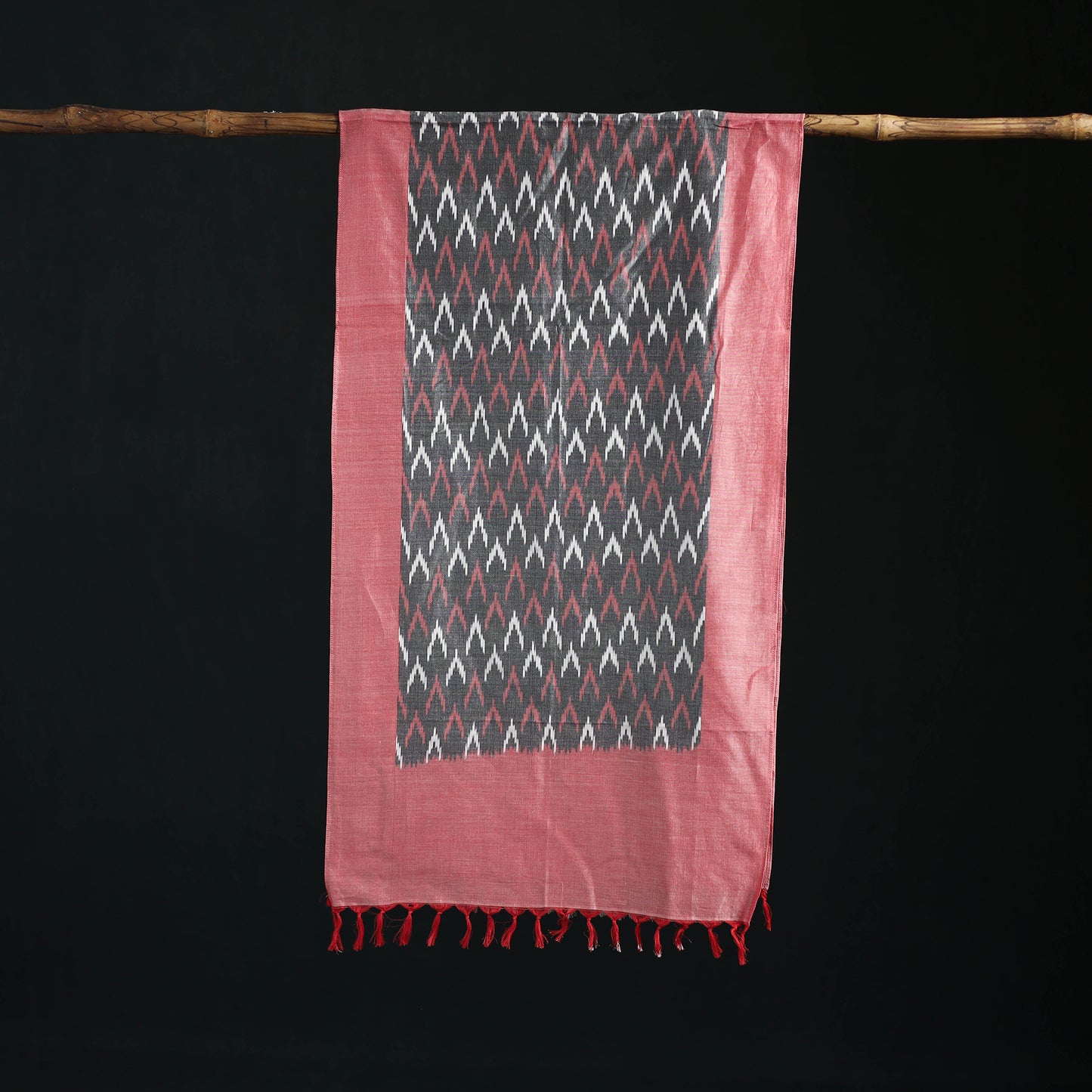 Pochampally Ikat Weave Cotton Stole 21