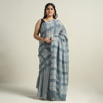 Batik Print Saree