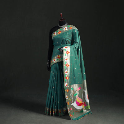 Bangalore Silk Zari Border Saree 09