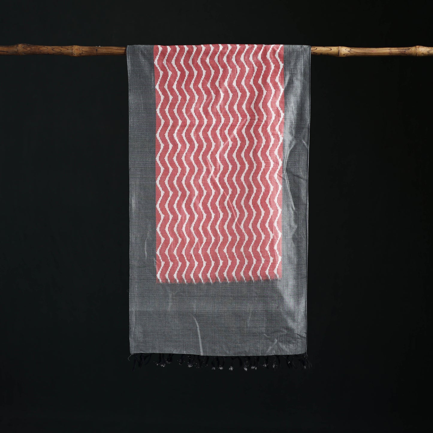 Pochampally Ikat Weave Cotton Stole 18
