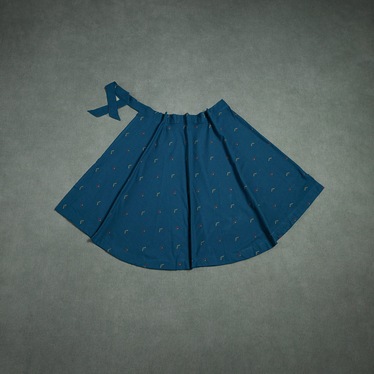 Jacquard Cotton Wrap Around Skirt 105