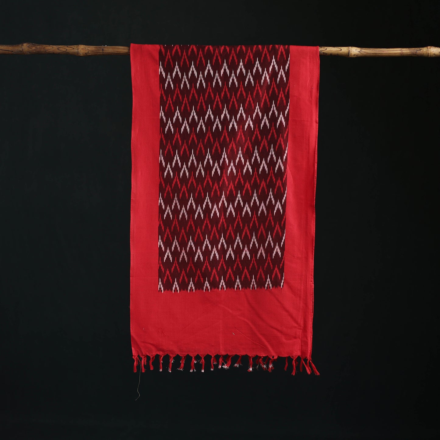 Pochampally Ikat Weave Cotton Stole 16